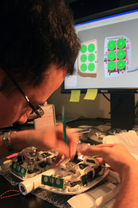 Erick Rios working in a agile product development process.